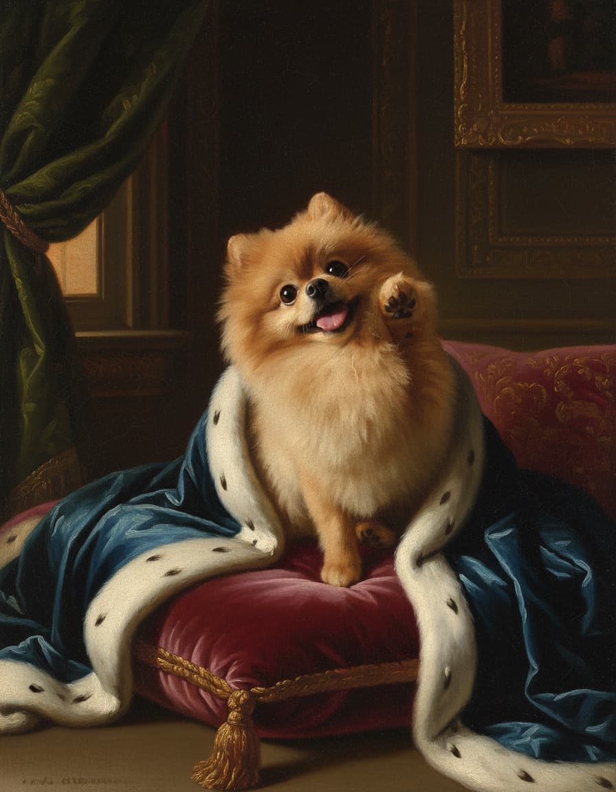 Example pet portrait